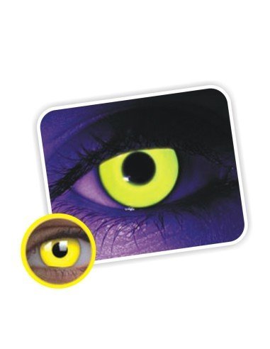 Lentes contacto UV Glow Neón Magic Brilla Disco