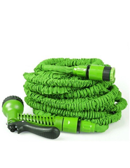 Manguera Retráctil X Hose de 15 mts con Pistola de 7 funciones