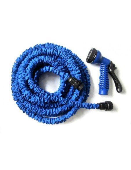 Manguera Retráctil X Hose de 15 mts con Pistola de 7 funciones