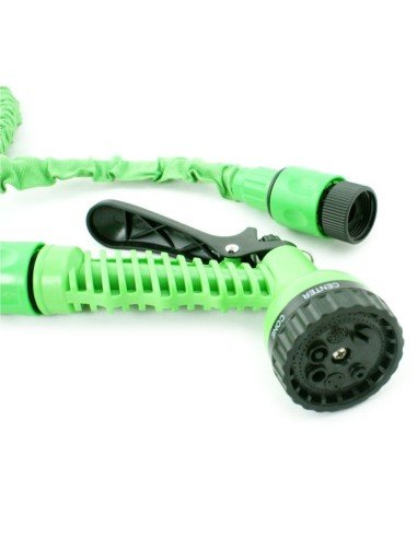 Manguera Retráctil X Hose de 15 mts con Pistola de 7 funciones
