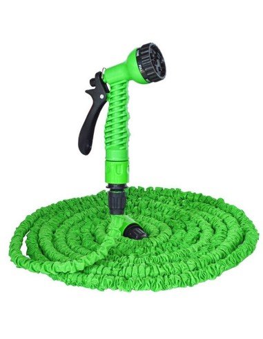 Manguera Retráctil X Hose de 22.5 mts con Pistola de 7 funciones
