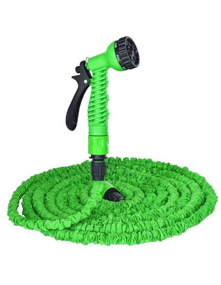 Manguera Retráctil X Hose de 22.5 mts con Pistola de 7 funciones
