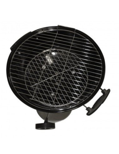 Parrilla Carbon Esmaltada Grande con Ruedas, Tapa y Reloj de Temperatura ideal para camping BBQ