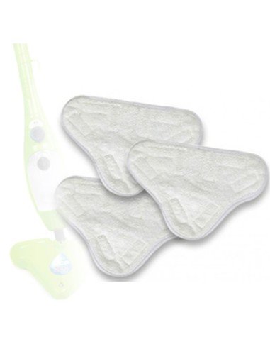 Repuesto 3 en 1 para la mopa de vapor Almohadillas 3 paños microfibra