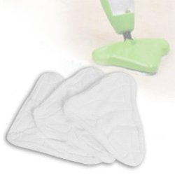 Repuesto 3 en 1 para la mopa de vapor Almohadillas 3 paños microfibra