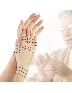 Guantes magnéticos de compresión masaje para la artritis
