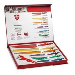 Set de 7pz Cuchillos Antiadherentes Recubiertos en Cerámica