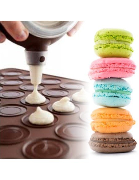 Molde para Macarrones Franceses o Galletas con Dosificador