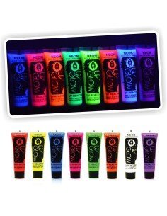Pintura i-glow Neón para el Cuerpo glow Body fluorescente brilla Neón