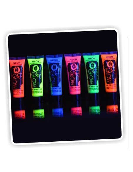 Pintura i-glow Neón para el Cuerpo glow Body fluorescente brilla Neón Pintura i-glow Neón para el Cuerpo glow Body fluorescente brilla Neón