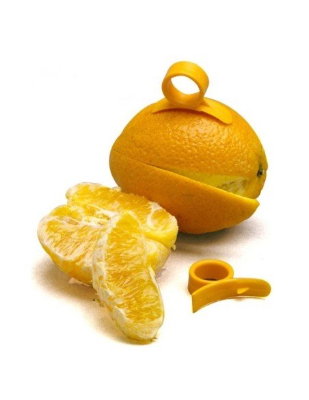 Pelador de la piel y Rebanador de Naranja y cítricos, corta y porciona
