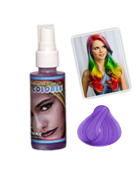 Tintura en Laca Temporal en Colores para Cabello y Mechas Spray Color