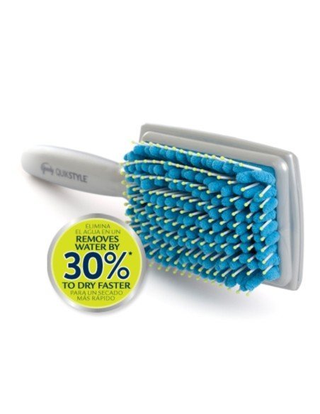 Cepillo Toalla Goody QuickStyle Paddle Brush peina y seca tu cabello