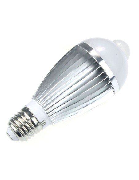 Bombillo de Led 9W con Sensor infrarojo de movimiento 5 a 8 mts ahorra energía