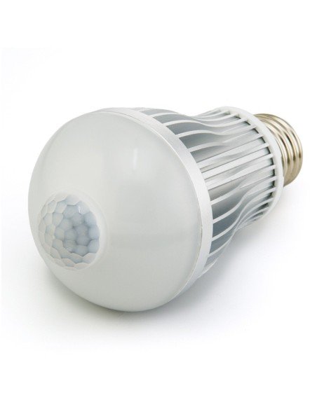 Bombillo de Led 9W con Sensor infrarojo de movimiento 5 a 8 mts ahorra energía