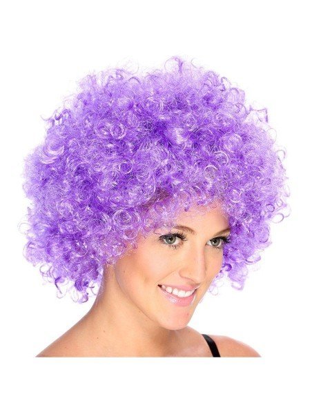 Pelucas Afro de fantasía en colores para Halloween