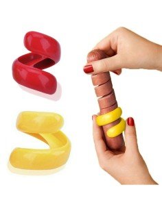 Spiral Hot Dog Barbacoa Cortador en espiral de salchillas, Cyclone 2