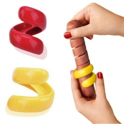 Spiral Hot Dog Barbacoa Cortador en espiral de salchillas, Cyclone