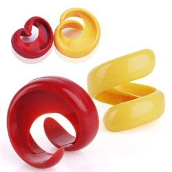 Spiral Hot Dog Barbacoa Cortador en espiral de salchillas, Cyclone