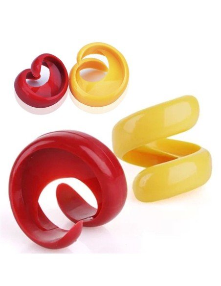 Spiral Hot Dog Barbacoa Cortador en espiral de salchillas, Cyclone