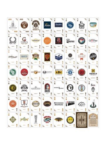 Juego de Cartas Craft Beer Playing Cards Baraja Pocker importadas