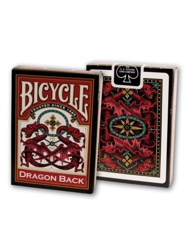 Juego de Cartas Dragon Back Red Cards Baraja Pocker importadas