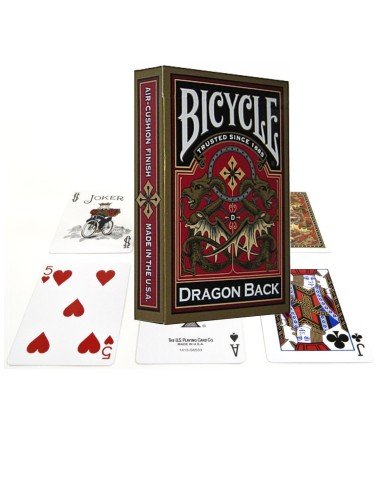 Juego de Cartas Dragon Back Gold Cards Baraja Pocker importadas