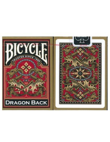 Juego de Cartas Dragon Back Gold Cards Baraja Pocker importadas