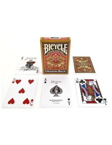 Juego de Cartas Dragon Back Gold Cards Baraja Pocker importadas