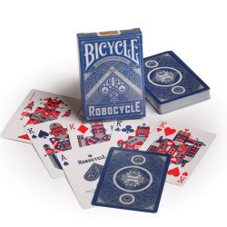 Juego de Cartas Robocycle Blue Playing Cards Baraja Pocker importadas