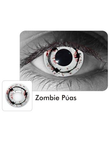 Lentes Crazy Zombie Púas Sangre Halloween
