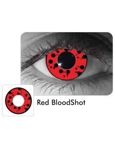 Lentes Crazy Blood Shot Red Sangre Halloween