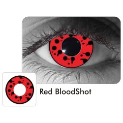Lentes Crazy Blood Shot Red Sangre Halloween