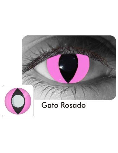 Lentes Locos Crazy Gato Rosado Pink Crazy Lentes Halloween