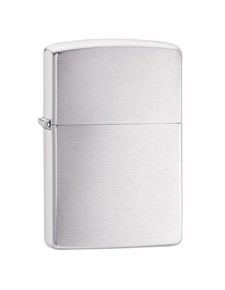 Encendedor Zippo Classics - Brush Chrome - Plateado 