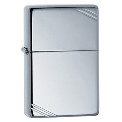 Encendedor Zippo Classics - Vintage Chrome - plateado.