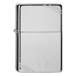 Encendedor Zippo Classics Vintage Street Chrome - Plateado