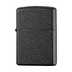 Encendedor Zippo Colors Black Crakle - Negro