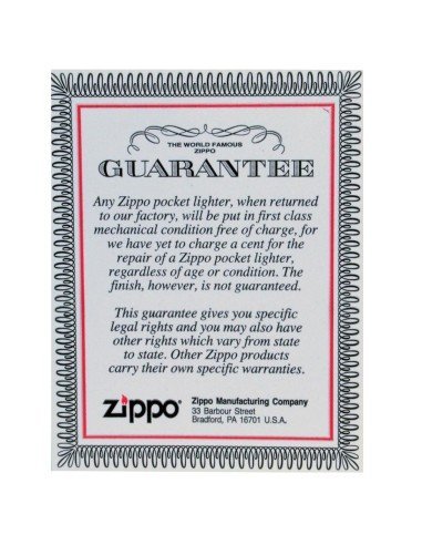 Encendedor Zippo Colors Ebonny - Negro. 