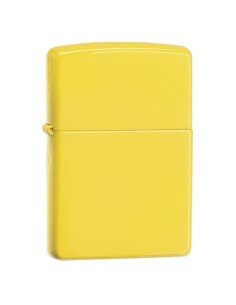 Encendedor Zippo Colors Yellow Matte - Amarillo. 