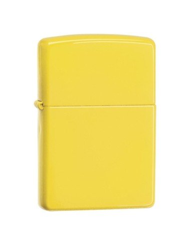 Encendedor Zippo Colors Yellow Matte - Amarillo. 