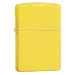 Encendedor Zippo Colors Yellow Matte - Amarillo. 
