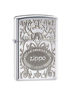 Encendedor Zippo Texture American Classic - Plateado