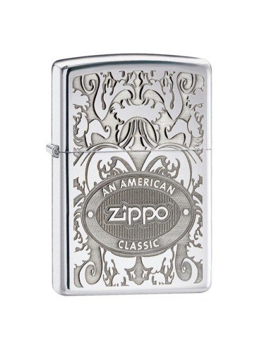 Encendedor Zippo Texture American Classic - Plateado