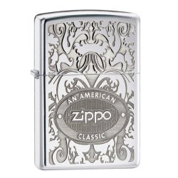 Encendedor Zippo Texture American Classic - Plateado
