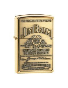 Encendedor Zippo Jim Beam Brass - Dorado
