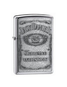 Encendedor Zippo Encendedor Zippo Jack Daniels Chrome - plateado