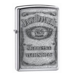 Encendedor Zippo Encendedor Zippo Jack Daniels Chrome - plateado