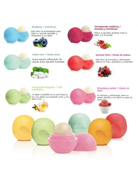 Eos Lip Balm Labial Bálsamo Para Labios 100% original y natural Eos Lip Balm Labial Bálsamo Para Labios 100% original y natural