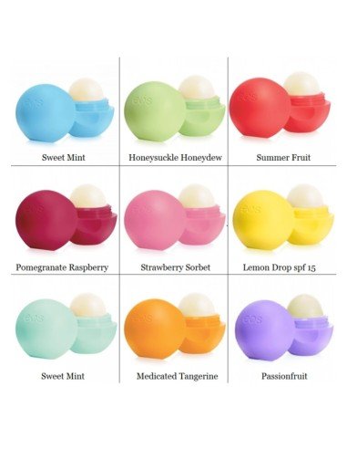 Eos Lip Balm Labial Bálsamo Para Labios 100% original y natural